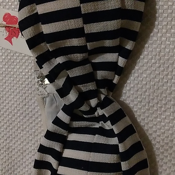 L’ATISTE by Amy Navy Blue & White Stripe Bikini Top - Picture 2 of 6